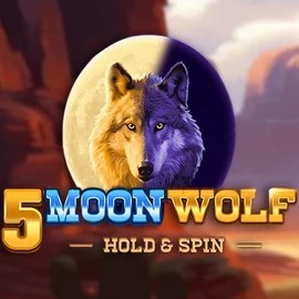 5 Moon Wolf slot logo by Apparat Gaming at Mino Casino5 Moon Wolf