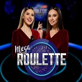 Mega Roulette slot visual from Pragmatic Play available on minocasino.eu.com