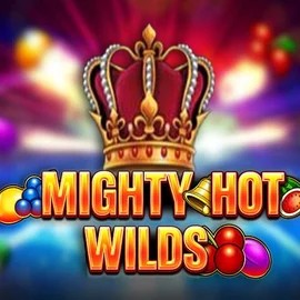 Mighty Hot Wilds logo by Inspired Gaming at Mino Casino