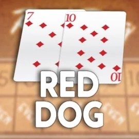 Red Dog slot logo by Rival at Mino Casino